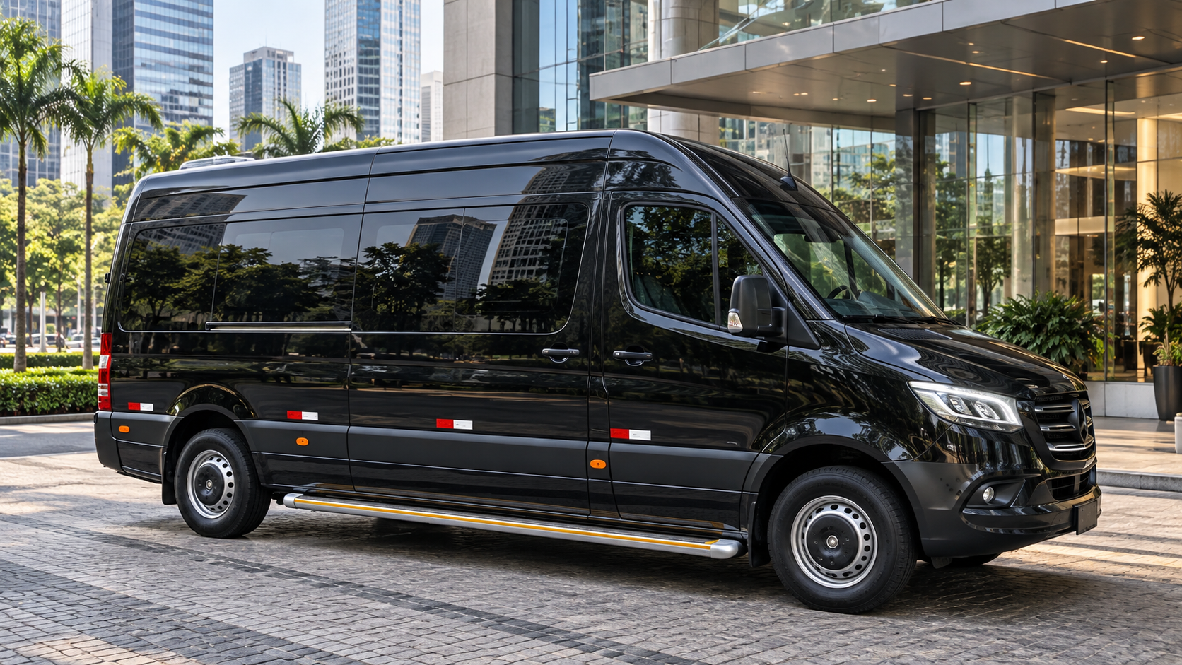 Van executiva para transporte corporativo em São Paulo: veja o que avaliar em segurança, motorista, rotas, operação e previsibilidade